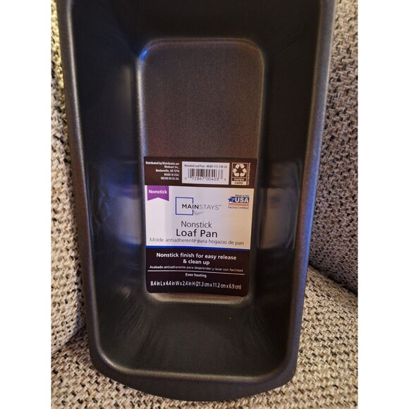 Mainstays‎ Non-Stick Loaf Pan 2 Pans - Picture 2 of 7